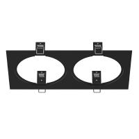 217827 Рамка INTERO 111 Double QUADRO ЧЕРНЫЙ