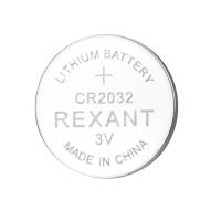 Батарейка литиевая CR2032 3В блистер 1 шт. REXANT