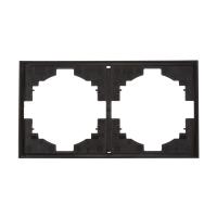 Рамка STRONG 2-постовая антрацит KRANZ