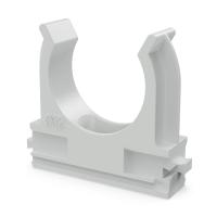 Крепеж-клипса для труб Полистирол d32 мм (10шт/500шт уп/кор) Промрукав