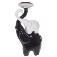 714525 Подсвечник Слоны  L11 5 W8 H21 см