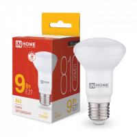 Лампа сд LED-R63-VC 9Вт 230В Е27 3000К 810Лм IN HOME