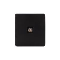 Розетка ROUND TV с/у оникс KRANZ