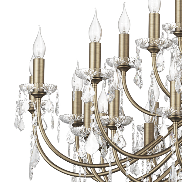 700511 3 КОР!!! Люстра подвесная CLASSIC 51х60W E14 БРОНЗА