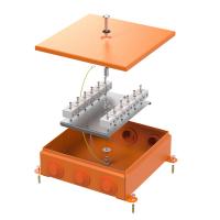 Коробка металлическая огнестойкая 70-0390-FR10.0-24 E15-E120 RAL2004 200x200x65 (4 шт/кор) Промрукав