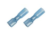 Клемма плоская полностью изолированная термоусаживаемая РПи-м-т 2.5-(6.3)/РпИм-т 2-7-0,8 гнездо 6.6 мм 1.5-2.5 мм² синий REXANT