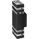 GBW-101-BL-0310  Светильник уличный настенный ЭРА «Астрея» GBW-101-BL-0310 230В 2хЕ27 IP54 вверх/вниз черный