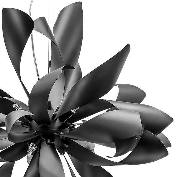 754267 Люстра подв TURBIO 6х6W (led) G9 MATT BLACK