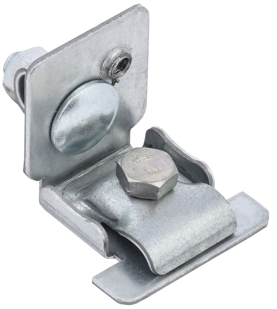 Держатель проводника круглого универсальный 6-10мм фальц 0,7-8мм оцинкованная сталь IEK