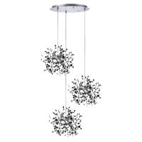 L3PR721134 Подвес тройной круглый EXTRA 3x3x5W(led) G9  (721134 - 3 + 572134 -1) ХРОМ