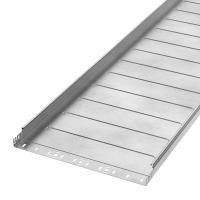 Лоток неперфорированный Профи INOX (AISI 304) 500х50x3000 (1,0 мм) (6 м/уп) Промрукав