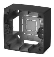 12-6101-05 ЭРА Коробка наклад. монтажа 1 пост, Эра12, антрацит (20/200/1200)