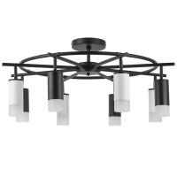 LR7183743641 Люстра RULLO 8х50W GU10 ЧЕРНЫЙ/БЕЛЫЙ (571718+214437-4+214436-4+202431-8)