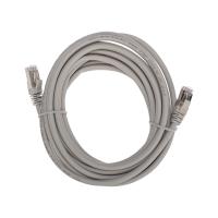 Патч-корд S/FTP, CAT 6A (10G), RJ45-RJ45, 28AWG, LSZH, серый, 5м REXANT