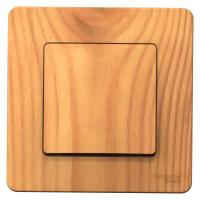 BLANCA С/У 1-клавишный ВЫКЛЮЧАТЕЛЬ (сх.1), 10А, 250В, ЯСЕНЬ