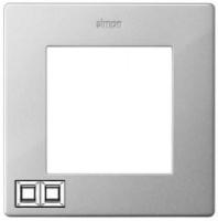 Рамка 2 поста  алюминий