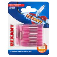 Соединительная гильза изолированная термоусаживаемая L-37 мм 0.5-1 мм² (ГСИ-т 1.0/ГСИ-т 0,5-1,0) красная, в упак. 10 шт. REXANT