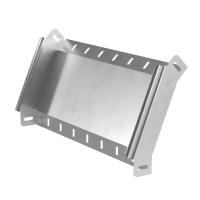 Угол вертикальный внешний 45 градусов Стандарт INOX (AISI 304) 400х50 Промрукав