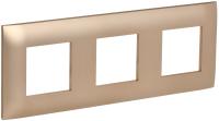 SKANDY Рамка 3-местная SK-F03Sa песочный IEK