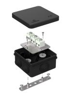 Коробка огнестойкая для о/п 40-0210-FR2.5-6 Е15-Е120 RAL9005 80х80х40 Промрукав