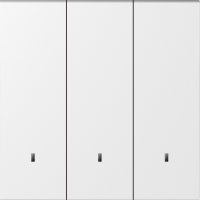 Клавиша 3-я с подсветкой, матовый белый, серия S08