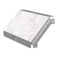 Угол вертикальный внешний 90 градусов с крышкой Стандарт 500х50 Промрукав