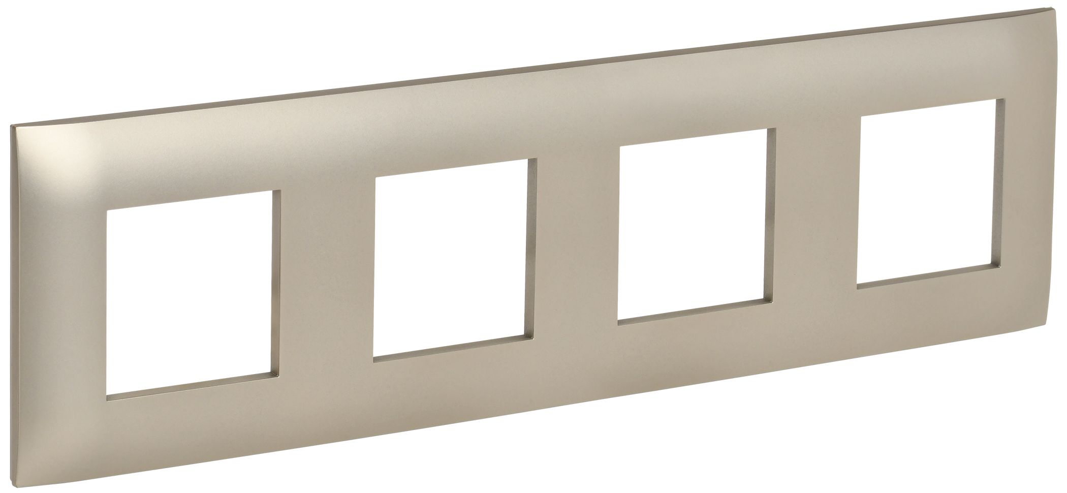 SKANDY Рамка 4-местная SK-F04Sh шампань IEK