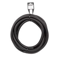 Труба автомобильная гофрированная ПП, Ø12,7мм, разрезная (бухта 5 м/уп) REXANT