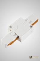 Трековый однофазный прямой соединитель AM Group AM176 WH
