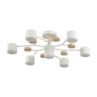 8195/7C COMFI LN25 262 белый, металл/дерево/пластик Потолочный светильник LED GX53 7*9W 220V RONDO