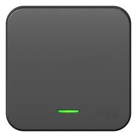 BLANCA О/У 1-клавишный ВЫКЛЮЧАТЕЛЬ (сх.1) с подсв.ИЗОЛ.ПЛ,10А,250В,АНТРАЦИТ