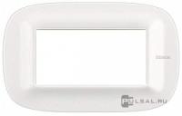 BT Axolute Белый Corian Рамка 4 мод эллипс