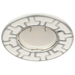 ST5 CH/WH Светильник ЭРА штампованный MR16,12V/220V, 50W белый/хром (100/2800)