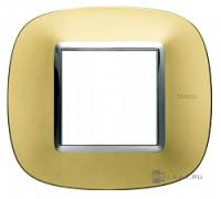 BT Axolute Матовое золото Рамка 2 мод эллипс