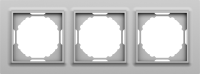 Рамка 3-я, Wave сталь, серия A07