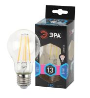 Лампочка светодиодная ЭРА F-LED A60-13W-840-E27 Е27 / Е27 13Вт филамент груша нейтральный белый свет