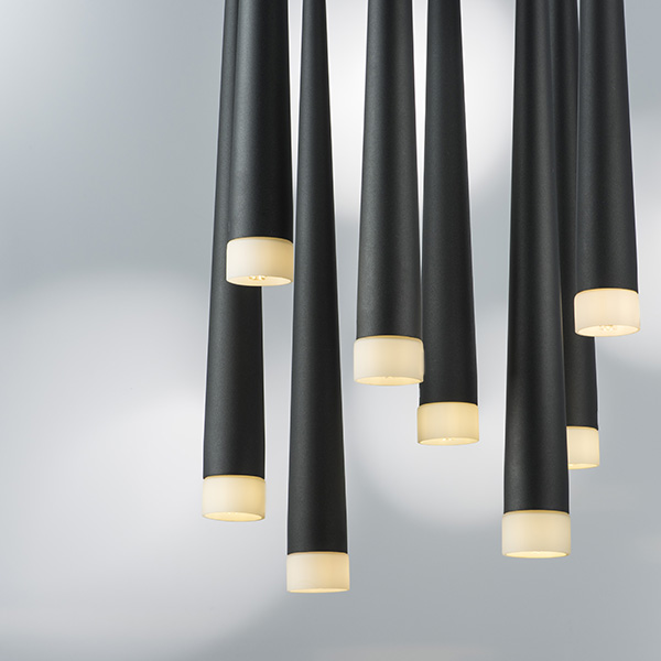 807087 Подвес PUNTO 8х25W G9 ХРОМ/ЧЕРНЫЙ/БЕЛЫЙ