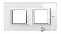 BT Axolute Whice Рамка 2+2 мод прямоугольная (надпись горизонтально)