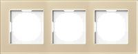 Рамка 3-я, Natural стекло шампань, серия A07