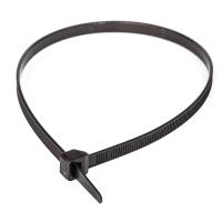 Хомут-стяжка кабельная нейлоновая 2,5х160 мм черная (100 шт/50000 шт уп/кор) Промрукав