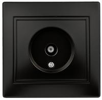 Розетка Intro Plano 1-301-05 TV одиночная, IP20, СУ, Plano, антрацит