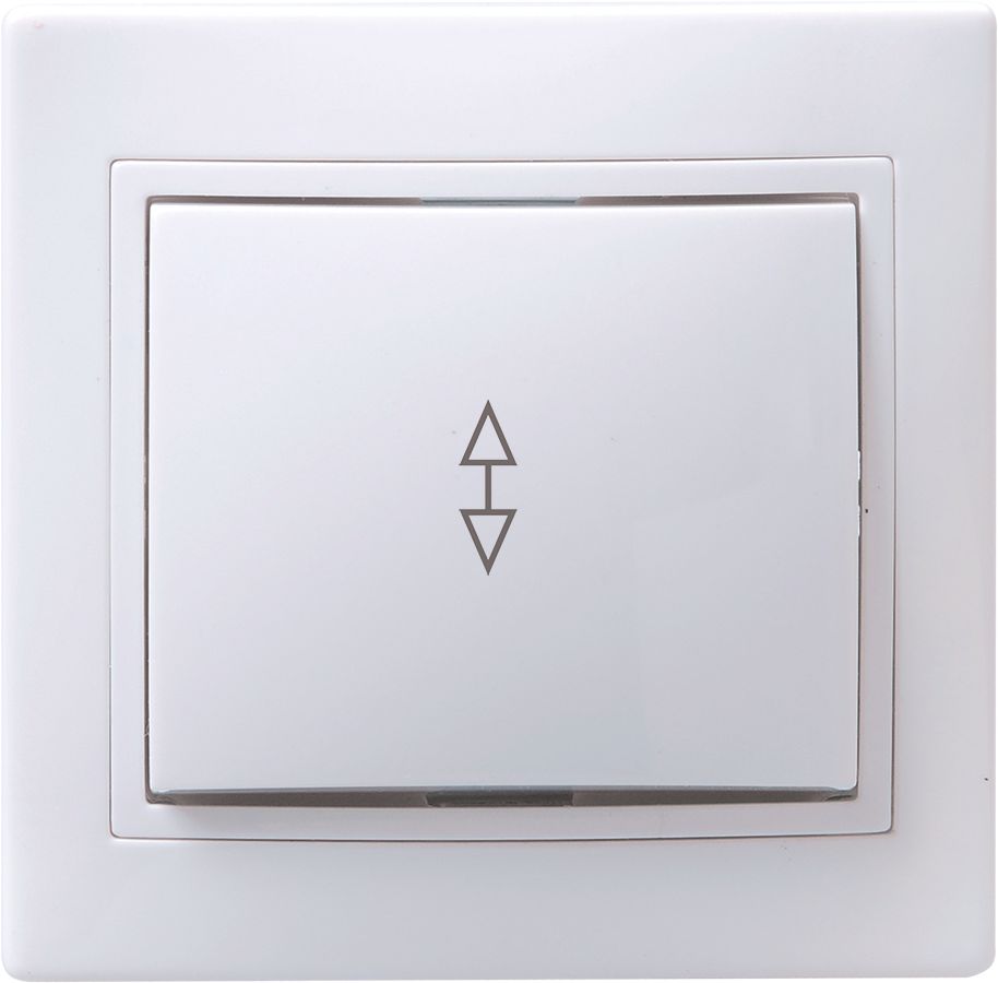 ВСп10-1-0-КБ Выключатель 1кл проходной 10А КВАРТА белый IEK