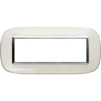 BT Axolute Белая карамель Рамка 6 мод эллипс