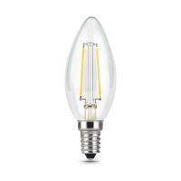 Лампа Gauss Filament Свеча 5W 450lm 4100К Е14 диммируемая LED 1/10/50