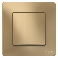 BLANCA С/У 1-клавишный ПЕРЕКЛЮЧАТЕЛЬ (сх.6), 10А, 250В, ТИТАН