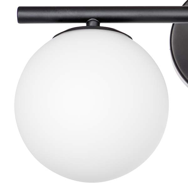 815527 Бра CROCO 2х40W E14 ЧЕРНЫЙ МАТОВЫЙ