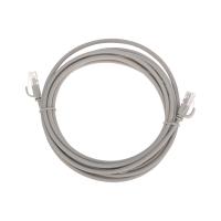 Патч-корд U/UTP, CAT 6A (10G), RJ45-RJ45, 28AWG, LSZH, серый, 3м REXANT
