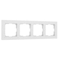 Рамка на 4 поста (белый) W0042401