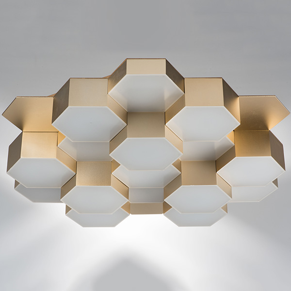 750161 Люстра потол FAVO LED-80W 3840LM Satin Gold 3000K