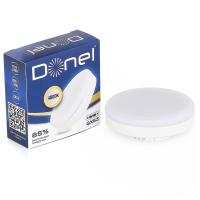 Светодиодная лампа 12Вт, 220В, GX53, 4000K, 1020Лм, Ra>80, 110°, D75хH26мм